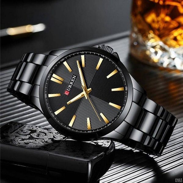 Curren 8322 Black-Gold 1008-0183 фото