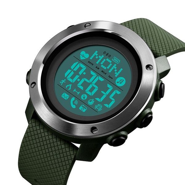 Skmei 1511AG Army-Green Smart Watch + Compass SALE 1080-0952 фото