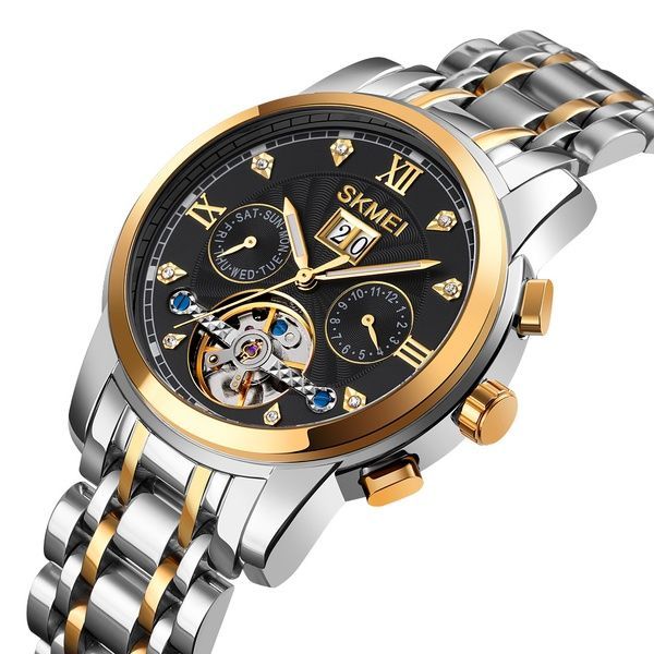 Skmei M029TGDBK Gold-Silver-Black 1080-1920 фото