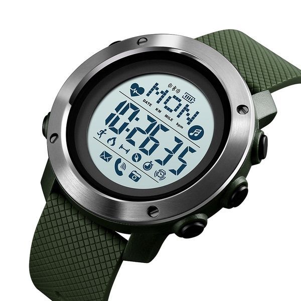 Skmei 1511AG Army-Green Smart Watch + Compass SALE 1080-0952 фото