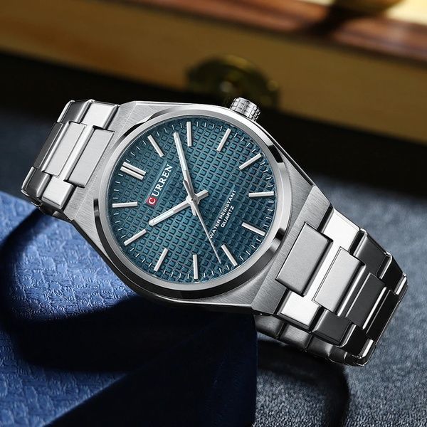 Curren 8439 Silver-Blue 1008-0389 фото
