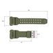 Ремінець для годинника Skmei 1968AG Army Green 1051-0535 фото 3