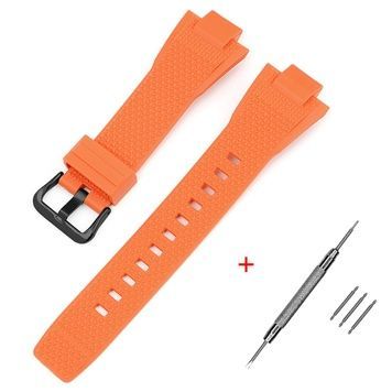 Ремінець для Casio G-Shock GST-B400 Orange Black 1051-1134 фото