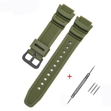 Ремінець для Casio G-Shock AE-1000/1200 Army Green BK 1051-0879 фото