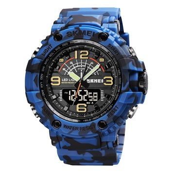 Skmei 1617CMBU Camo Blue 1080-0990 фото