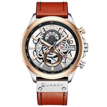 Curren 8380 Silver-Cuprum-Brown 1008-0226 фото