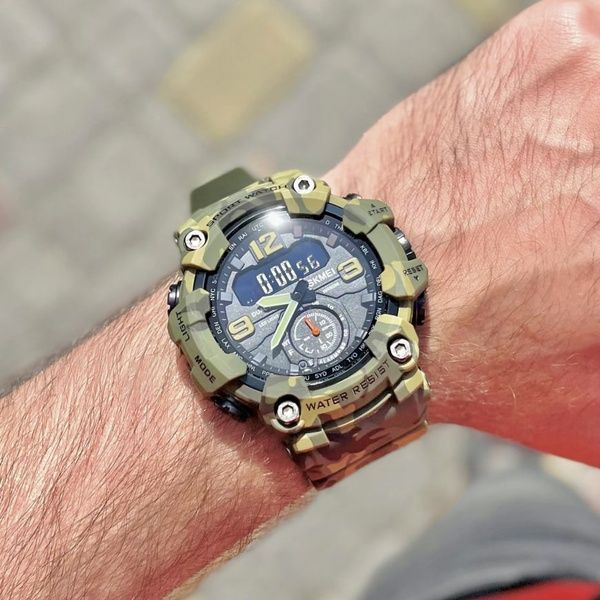Skmei 1637CMGN Camo Green. 1080-0846 фото