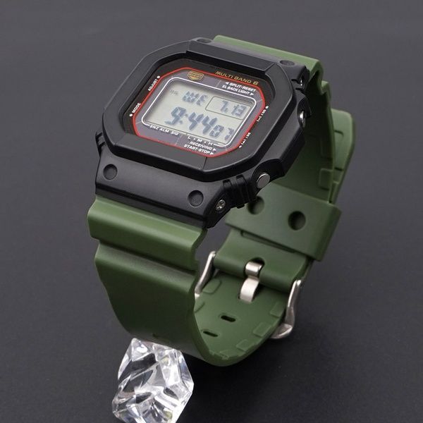Ремінець для Casio G-Shock DW-6900 Army Green SI 1051-0825 фото