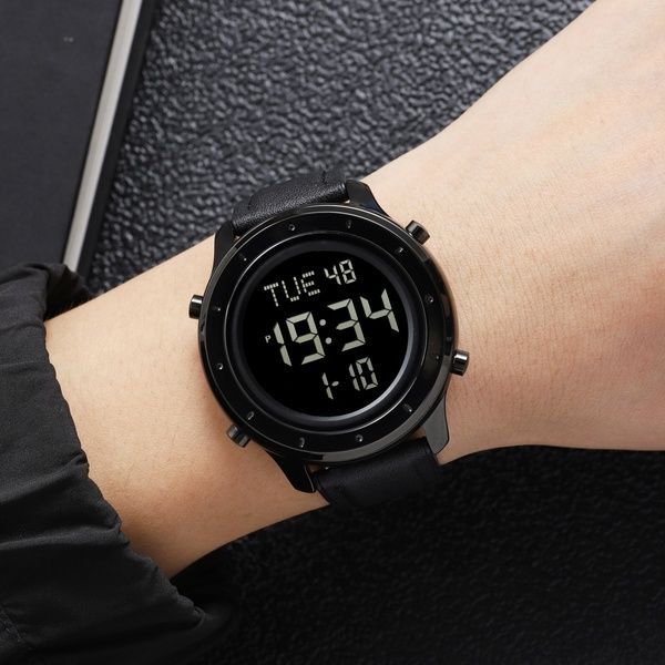 Skmei 1864LBKBK Black-Black Leather SALE 1080-1236 фото