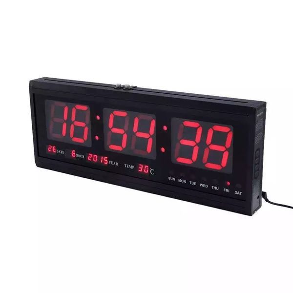 Настінний годинник Led з підсвіткою HG- 2368, Електронний годинник 6НЧ/2368 фото