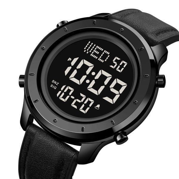 Skmei 1864LBKBK Black-Black Leather SALE 1080-1236 фото