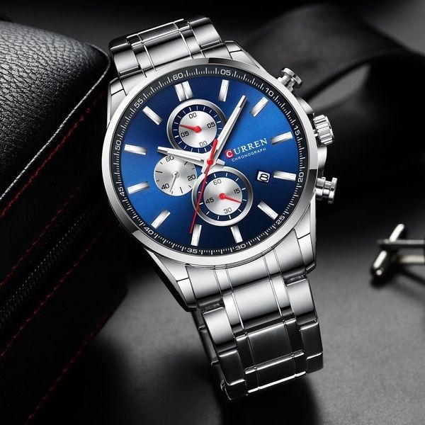 Curren 8368 Silver-Blue-Silver 1008-0306 фото