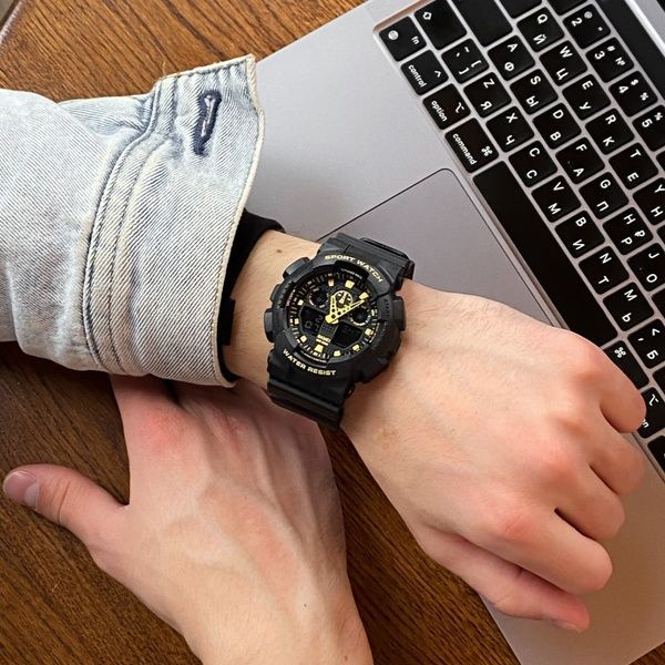 Skmei 1832BKGD black/gold 1080-0919 фото
