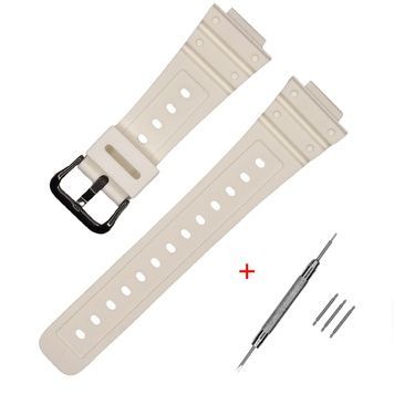 Ремінець для Casio G-Shock DW-5600 B White BK 1051-1005 фото