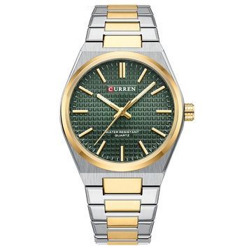 Curren 8439 Silver-Gold-Green 1008-0390 фото