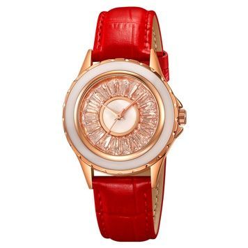 Skmei 2172RGRD Rose Gold-Red 1080-2883 фото