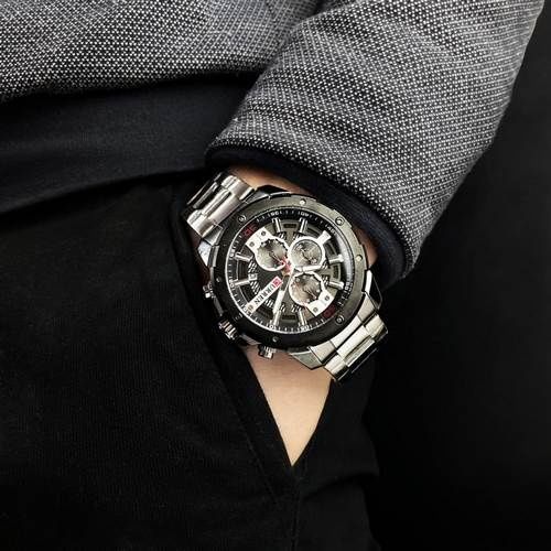 Curren 8336 Silver-Black 1008-0254 фото