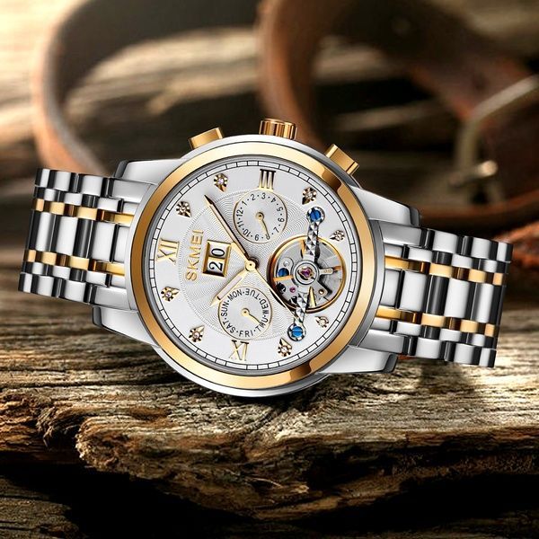 Skmei M029TGDSI Gold-Silver-Silver 1080-1922 фото
