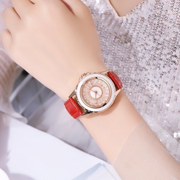 Skmei 2172RGRD Rose Gold-Red 1080-2883 фото