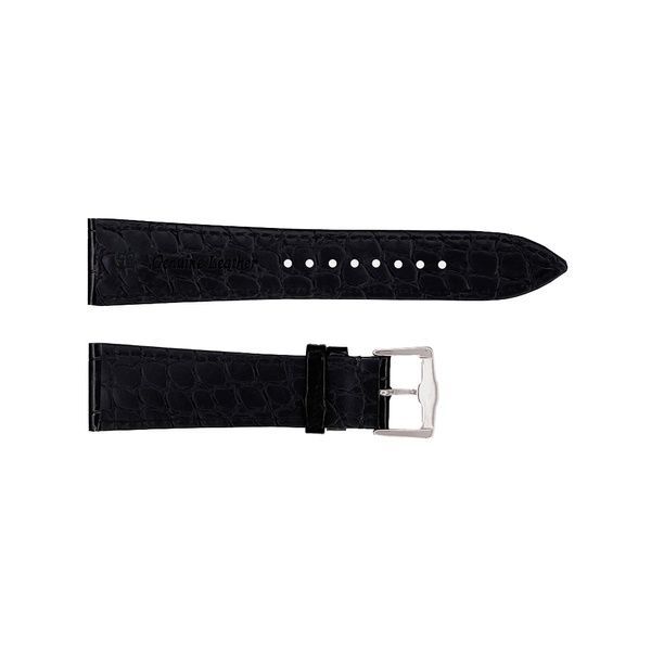 Шкіряний ремінець Premium 18х16 мм. Black 1051-0641 фото