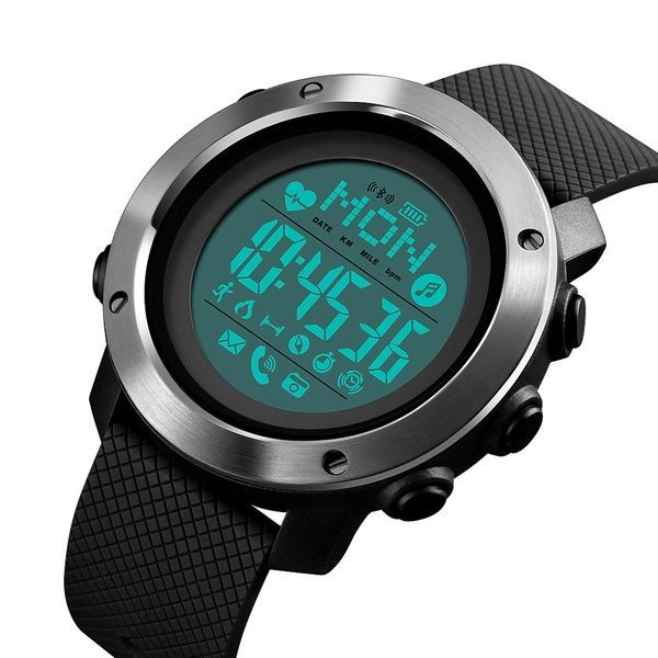 Skmei 1511BK All Black Smart Watch + Compass 1080-0951 фото