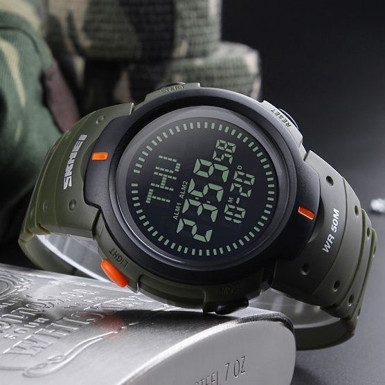 Skmei 1231AG Military Smart Watch + Compass 1080-0818 фото