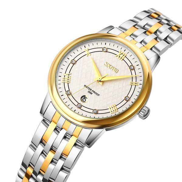 Skmei 9272TGDSI-S Gold/Silver-Silver Lady 1080-2447 фото