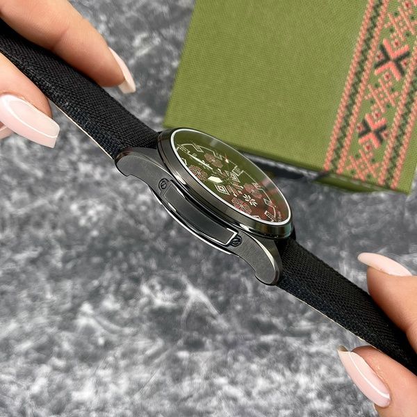 Awarder Embroidery Black-Red Black Automatic 10ATM 1202-0008 фото