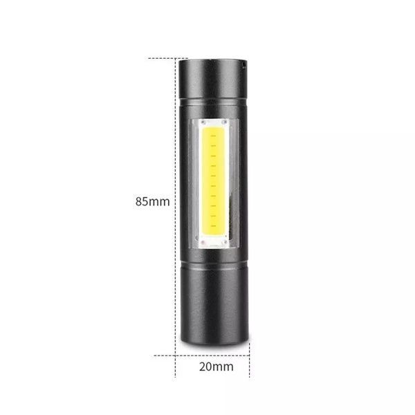 Ліхтарик Police BL 31 Q5 XPE + COB + Вбудований акумулятор + Зарядний кабель + MicroUSB + BOX Ліхтар 510 фото