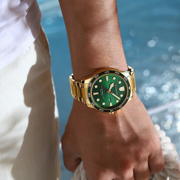 Curren 8426 Gold-Green 1008-0347 фото
