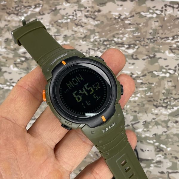 Skmei 1231AG Military Smart Watch + Compass 1080-0818 фото