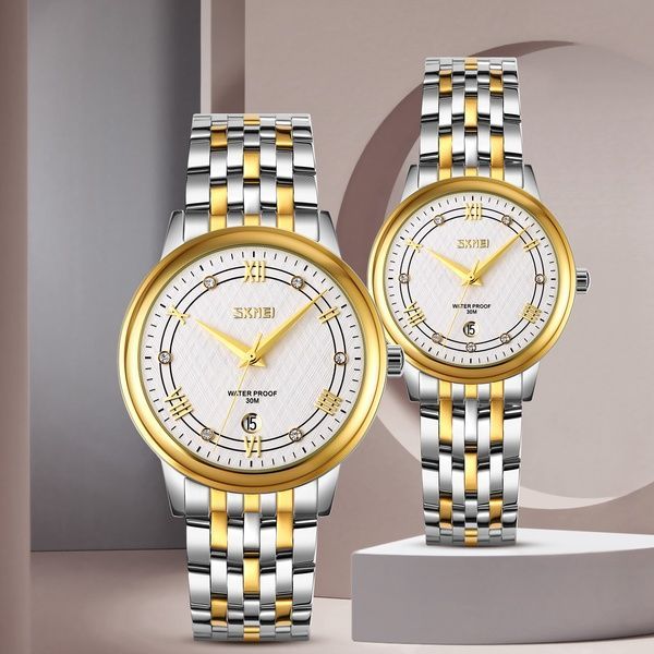 Skmei 9272TGDSI-S Gold/Silver-Silver Lady 1080-2447 фото