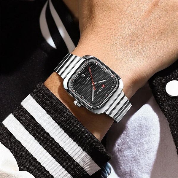 Curren 8460 Silver-Black 1008-0454 фото