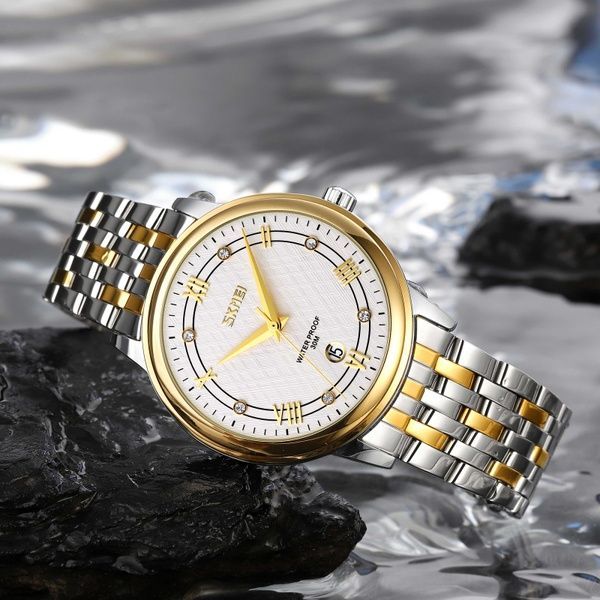 Skmei 9272TGDSI-S Gold/Silver-Silver Lady 1080-2447 фото