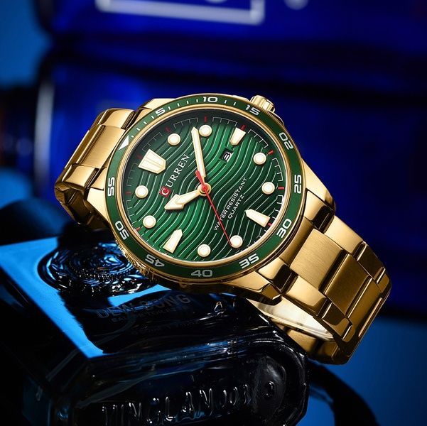 Curren 8426 Gold-Green 1008-0347 фото