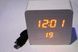 Електронний годинник LED Wooden Clock VST-872 Білий, настільний годинник 6VST/8721r фото 1