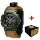 Patriot 005 Тризуб золото Army Green Паракордовий ремінець Khaki + Коробка. 1201-0430 фото 1