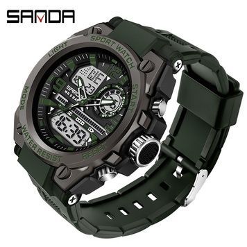 Sanda 6024 Black-Military Wristband 1044-0063 фото