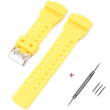 Ремінець для Casio G-Shock GA-100/110 Yellow SI 1051-1081 фото