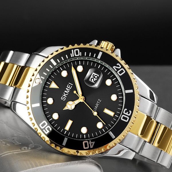 Skmei 1779TGDBK Silver-Gold-Black 1080-1018 фото