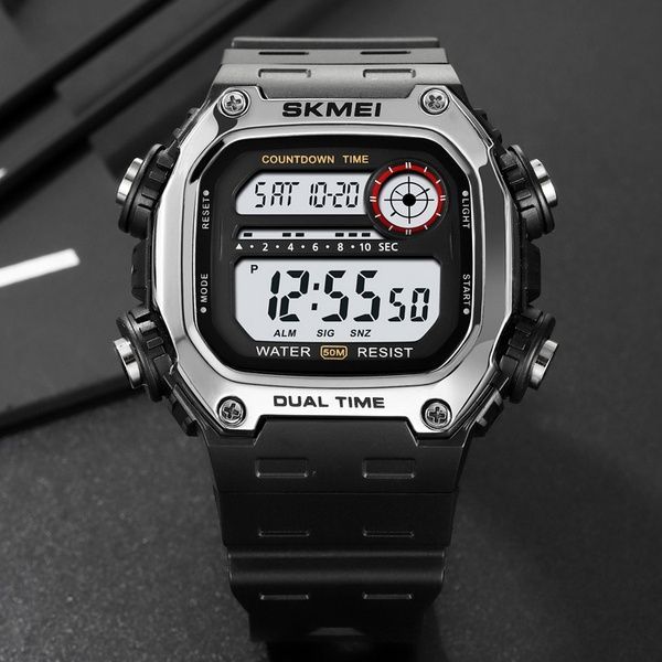 Skmei 2126SIBK Silver-Black 1080-2872 фото