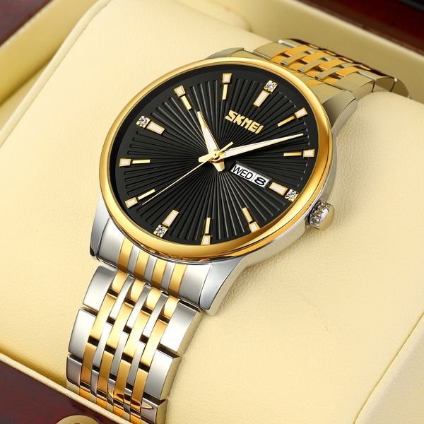 Skmei 9323TGDBK Silver/Gold-Black 1080-2357 фото