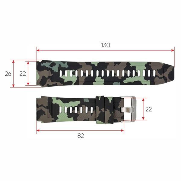 Ремінець для смарт годинника Modfit Combat Camo Green 1051-0738 фото