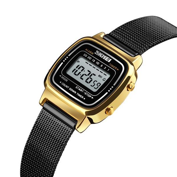 Skmei 1901MHGDBK Gold-Black Mesh 1080-1420 фото