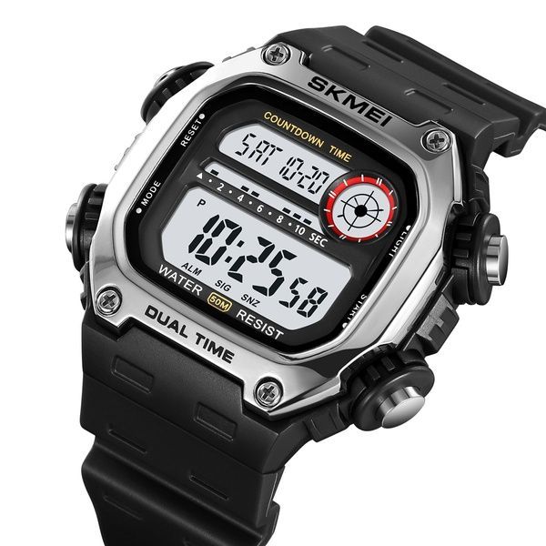 Skmei 2126SIBK Silver-Black 1080-2872 фото
