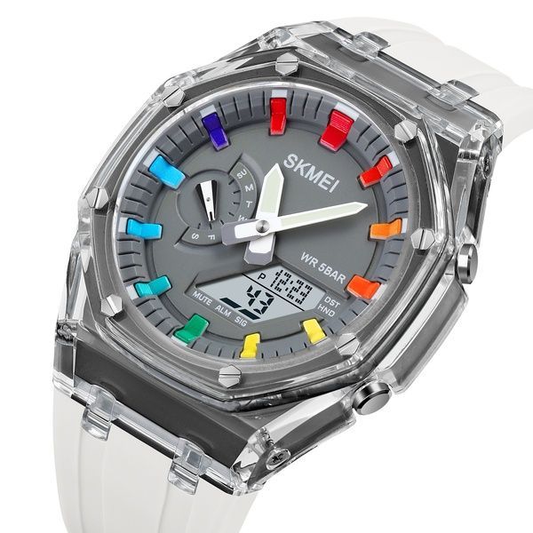 Skmei 2100WTGY White-Grey SALE 1080-1865 фото