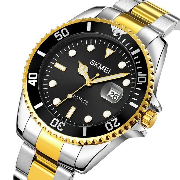 Skmei 1779TGDBK Silver-Gold-Black 1080-1018 фото