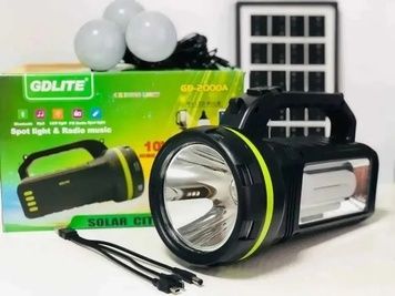 Портативна сонячна система GDLite GD-2000A, Power bank, сонячна панель 2000 фото