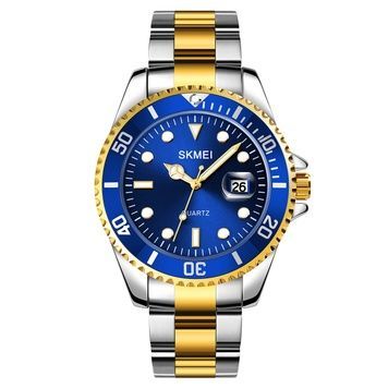 Skmei 1779TGDBU Silver-Gold-Blue 1080-1017 фото