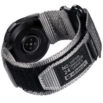 Ремінець для годинника Hemsut HGA121 Super Strong Nylon Grey 22 mm 1051-1273 фото